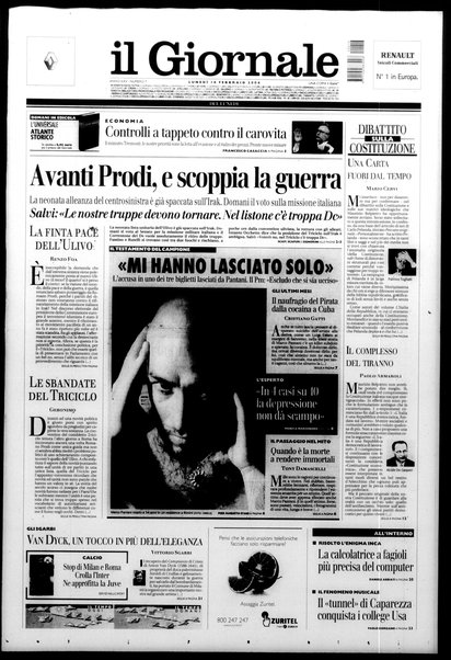 Il giornale del lunedi
